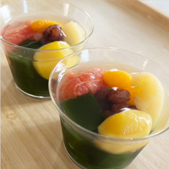 抹茶みつ豆
